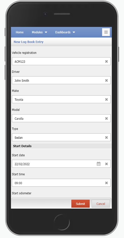 screenshot of Figtree Fleet